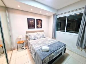 Postel nebo postele na pokoji v ubytování Loft que parece SPA em Belém