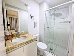 Koupelna v ubytování Loft que parece SPA em Belém + 15 fotografií