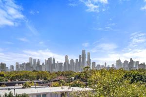 Nespecifikovaný výhled na destinaci Melbourne nebo výhled na město při pohledu z apartmánu