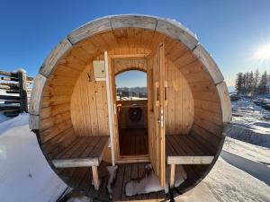 Berglisl - direkt an der Schipiste! Neue Ferienwohnung mit Sauna semasa musim sejuk
