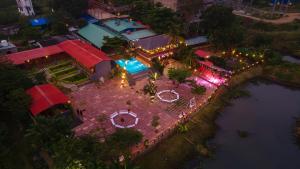 Άποψη από ψηλά του River Point Dandeli