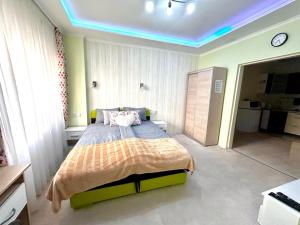 Postel nebo postele na pokoji v ubytování Belien Apartman