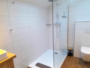 Baðherbergi á Gasthof Steinbichler