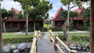 Kebun di luar Da Fang Hua Yuan Xiao Homestay
