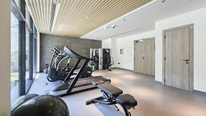 Gallery image of Modern Bali Vibes Studio with Pool and Palm Tree Views JVC in Dubai