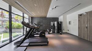 Gallery image of Modern Bali Vibes Studio with Pool and Palm Tree Views JVC in Dubai