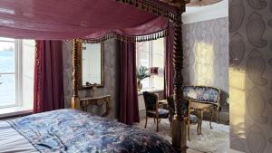 Krevet ili kreveti u jedinici u okviru objekta Görvälns Slott