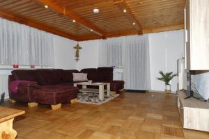 Posezení v ubytování Ferienwohnung Anderswo