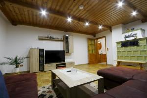 Posezení v ubytování Ferienwohnung Anderswo
