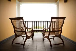 Balkón nebo terasa v ubytování Thaulle Ayurveda Resort - Yala