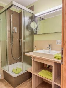 Koupelna v ubytování Flair Hotel Zum Schwarzen Reiter