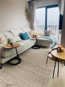 Posezení v ubytování Tivat Terrace Suites