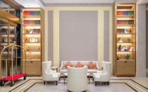 Posezení v ubytování Vienna Hotel Chengdu Tianfu Airport Wanhui Center