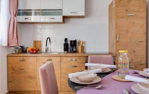 Dapur atau dapur kecil di 1 Bedroom Cozy Apartment In Baric Draga