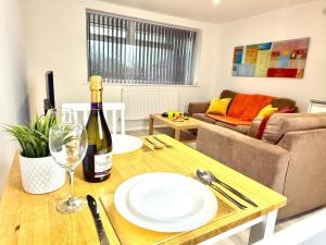 Posezení v ubytování Hazel 1-Bedroom Flat, Parking, WIFI, Prime location, Close to Blenheim Palace & Oxford