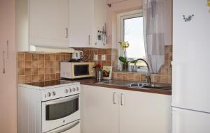 Kuchyň nebo kuchyňský kout v ubytování Cozy Apartment In Eslöv