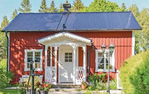 Bygningen som ferieboligen ligger i