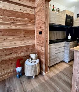 Köök või kööginurk majutusasutuses MiniChalet studio a Limone Piemonte