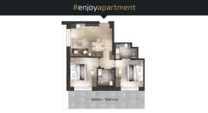 The floor plan of enjoy ischgl