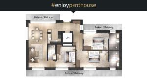 The floor plan of enjoy ischgl