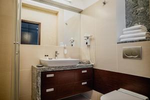 Koupelna v ubytování Platinum Ostróda