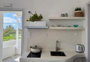 Η κουζίνα ή μικρή κουζίνα στο Palaios Rooms
