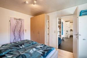 Postel nebo postele na pokoji v ubytování Ferienwohnung Huschle