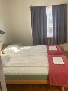 Postel nebo postele na pokoji v ubytování Bergsnäs Motel