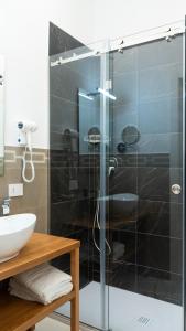 Koupelna v ubytování Hotel Diana