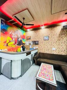 Posezení v ubytování Hotel Daksh