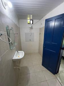 Koupelna v ubytování Pousada Bê kite cauipe