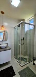 Bilik mandi di Studio em Intermares | Piscina e Vaga Fixa