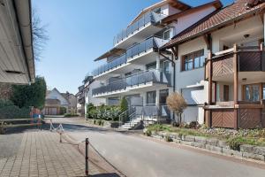Das Gebäude in dem sich die Ferienwohnung befindet