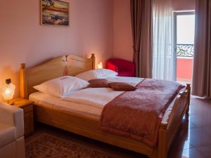 Кровать или кровати в номере Hotel Miramare