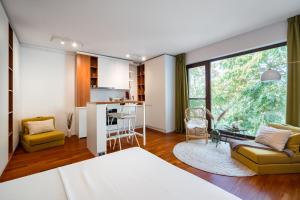 Køkken eller tekøkken på Urban Jungle