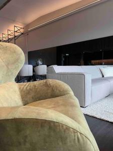 Posezení v ubytování Ocean View Suite