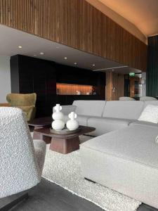 Posezení v ubytování Ocean View Suite