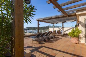 Balkón nebo terasa v ubytování Burgau Penthouse