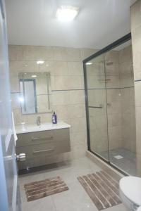 Panoramic Ocean View Flat-St Maarten的一间浴室