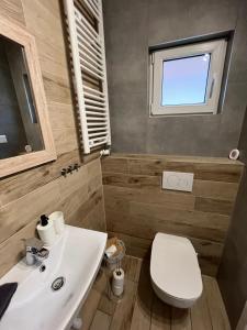 Koupelna v ubytování APARTMENTS TRENČÍN