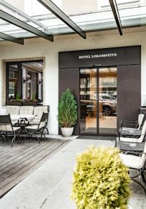 Posezení v ubytování Hotel Lokomotive
