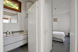 Posteľ alebo postele v izbe v ubytovaní Casa dei Nonni Apartments