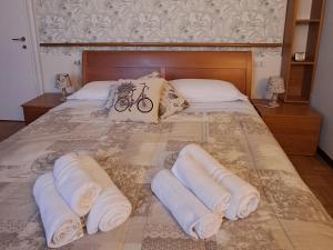 Postel nebo postele na pokoji v ubytování Delizioso appartamento in corte