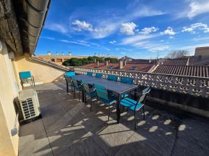 Μπαλκόνι ή βεράντα στο L'Abbaye 170m2 Alès 12 Couchages