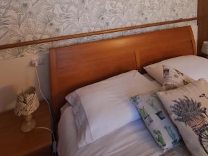 Postel nebo postele na pokoji v ubytování Delizioso appartamento in corte