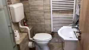 A bathroom at Rita-Vár Szálláshely