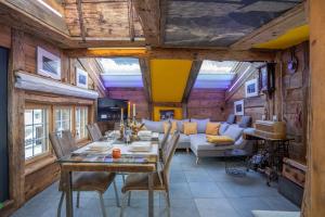 Posezení v ubytování Chalet Schtuba