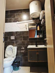 Koupelna v ubytování Roses