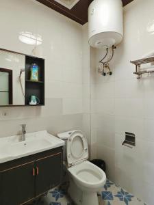 Koupelna v ubytování Roses