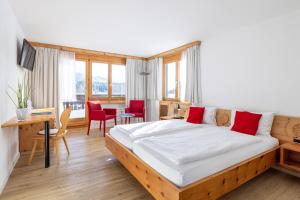 Postel nebo postele na pokoji v ubytování Hotel Seehof